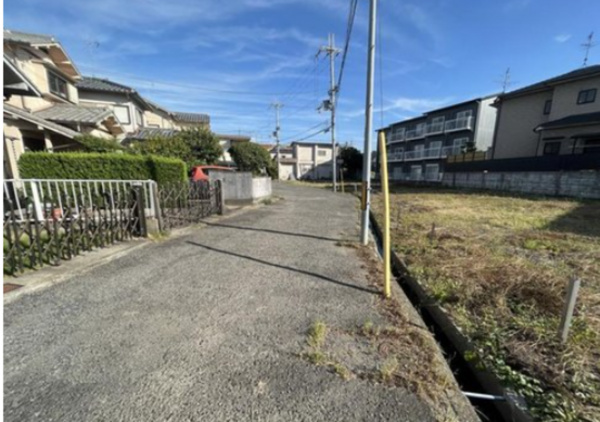 泉南市信達牧野、土地の画像です