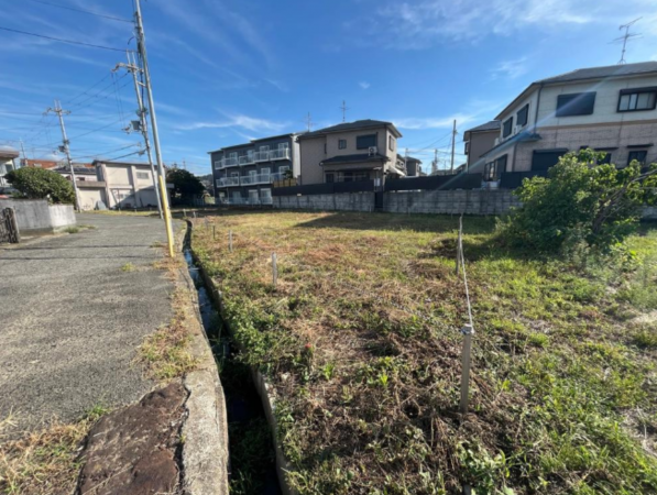 泉南市信達牧野、土地の画像です