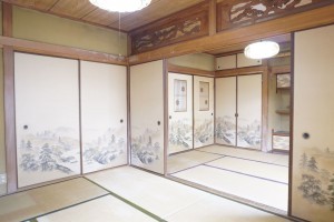 泉南市樽井、中古一戸建ての居間画像です