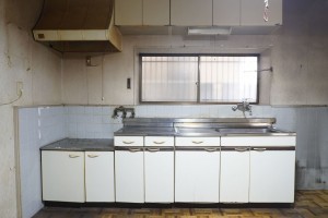 泉南市樽井、中古一戸建てのキッチン画像です