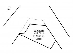 泉南郡岬町深日、土地の間取り画像です
