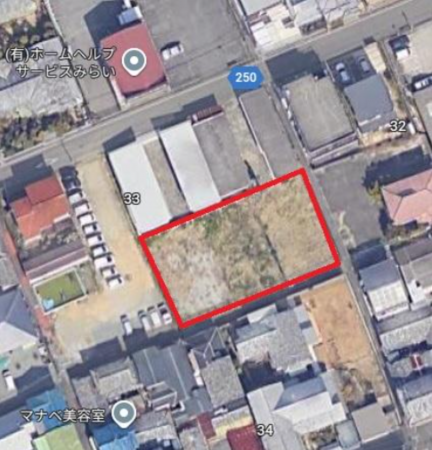 泉南市樽井、土地の画像です