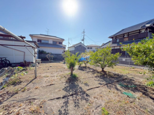 阪南市尾崎町、土地の画像です