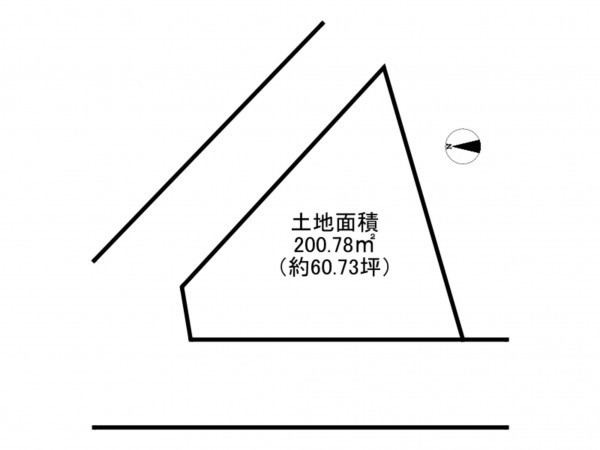 泉南郡岬町望海坂、土地の間取り画像です