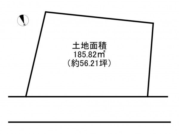 泉南郡岬町望海坂、土地の間取り画像です