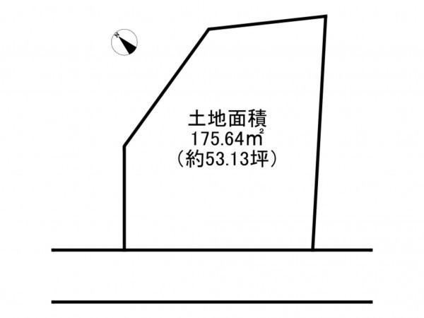 泉南郡岬町望海坂、土地の間取り画像です