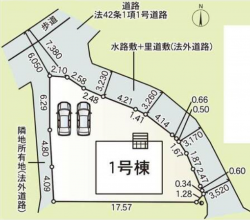 阪南市箱作、新築一戸建ての画像です