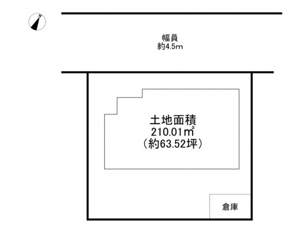 泉南市信達市場、土地の間取り画像です