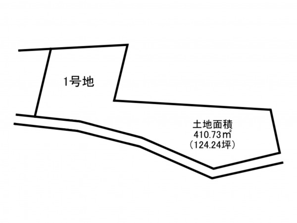 泉南市樽井、土地の間取り画像です
