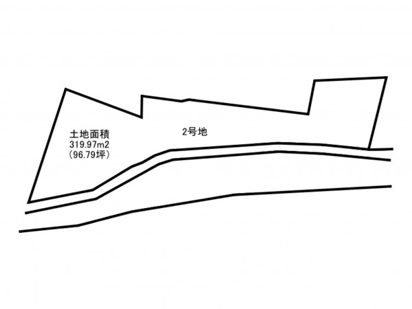 泉南市樽井、土地の間取り画像です