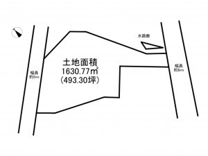 阪南市尾崎町、土地の間取り画像です