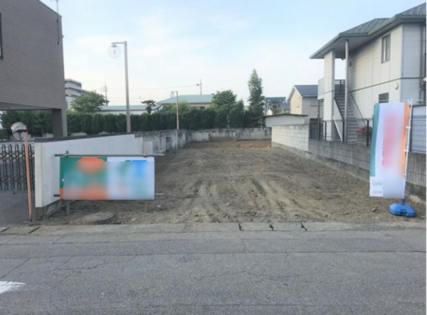 館林市松原、土地の画像です
