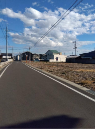 邑楽郡邑楽町大字鶉、土地の画像です