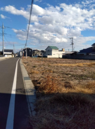 邑楽郡邑楽町大字鶉、土地の画像です