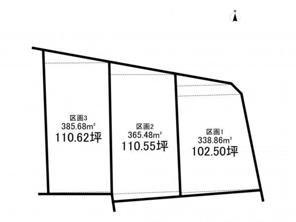 邑楽郡邑楽町大字鶉、土地の間取り画像です
