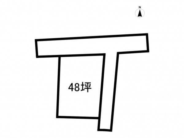 館林市緑町、土地の間取り画像です