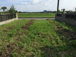 邑楽郡明和町新里、土地の画像です