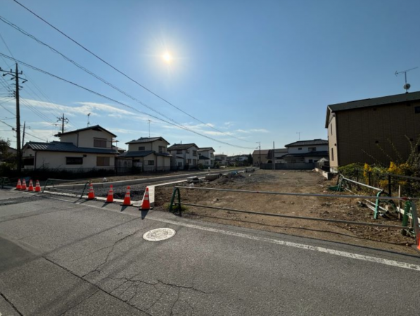 館林市西美園町、土地の画像です