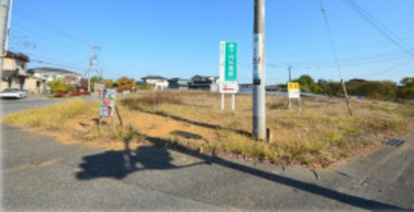館林市花山町、土地の画像です