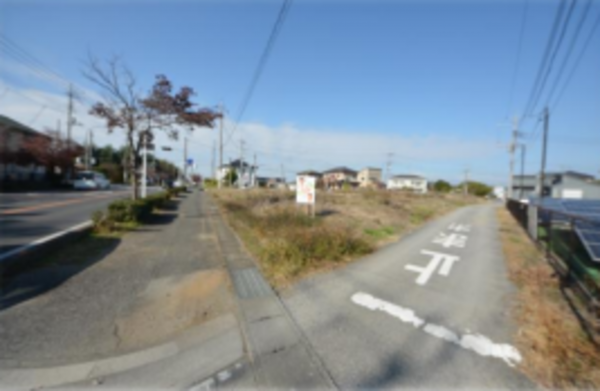 館林市花山町、土地の画像です
