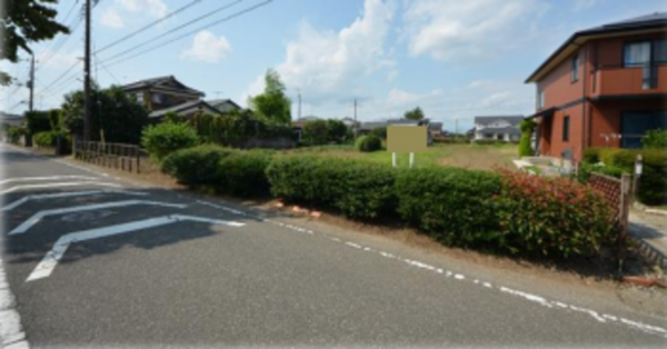 館林市尾曳町、土地の画像です