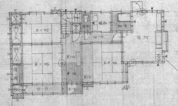 館林市本町、中古一戸建ての間取り画像です