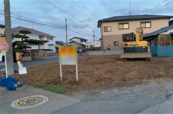 館林市堀工町、土地の画像です