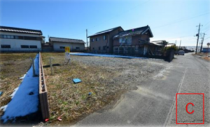 邑楽郡明和町梅原、土地の画像です