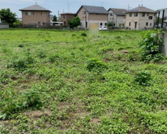 館林市美園町、土地の画像です