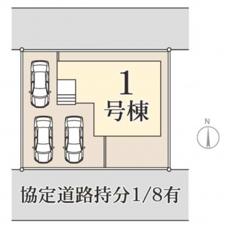 邑楽郡明和町新里、新築一戸建ての画像です