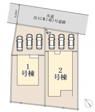 館林市西高根町、新築一戸建ての画像です