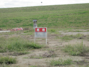 邑楽郡明和町梅原、土地の画像です