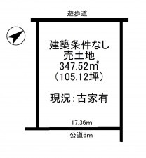 豊田市志賀町、土地の間取り画像です