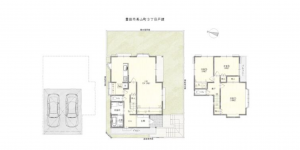 豊田市美山町、中古一戸建ての間取り画像です