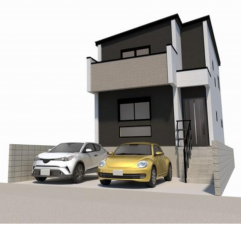 豊田市明和町、新築一戸建ての外観画像です