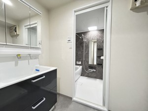 豊田市前山町、マンションの洗面画像です