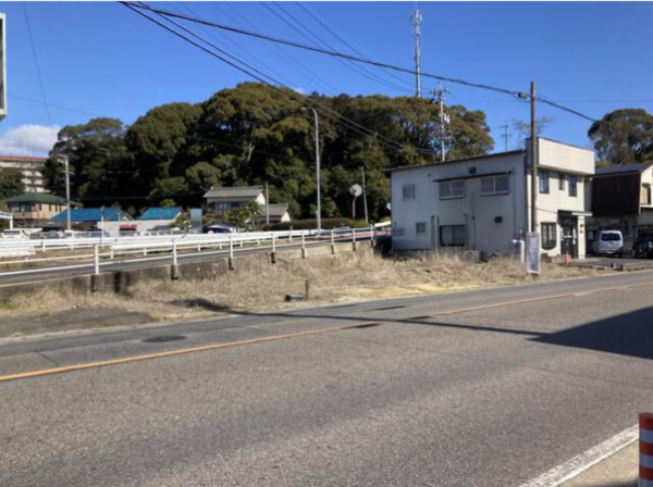 豊田市市木町、土地の前面道路を含む現地写真画像です