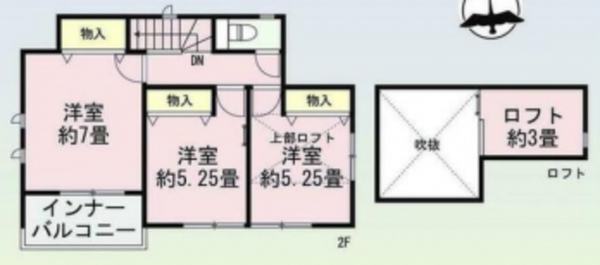 豊田市志賀町、新築一戸建ての間取り画像です