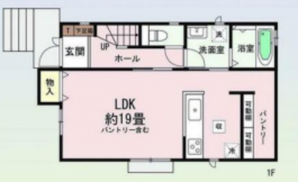豊田市志賀町、新築一戸建ての間取り画像です