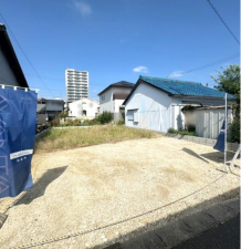 豊田市挙母町、土地の前面道路を含む現地写真画像です