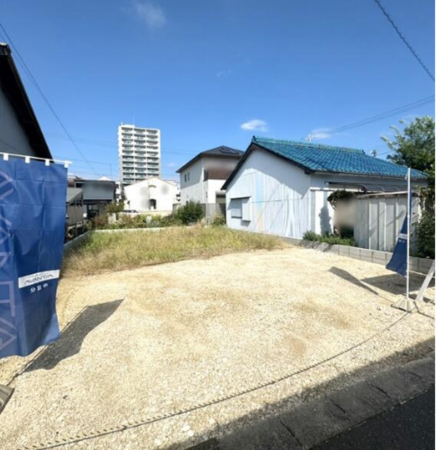 豊田市挙母町、土地の前面道路を含む現地写真画像です