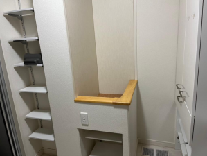 豊田市五ケ丘、中古一戸建ての洗面画像です