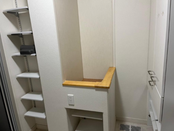 豊田市五ケ丘、中古一戸建ての洗面画像です