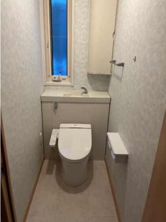 豊田市五ケ丘、中古一戸建てのトイレ画像です