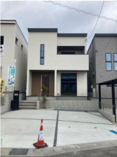 豊田市上郷町、新築一戸建ての外観画像です