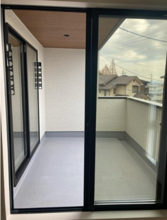 豊田市上郷町、新築一戸建てのバルコニー画像です