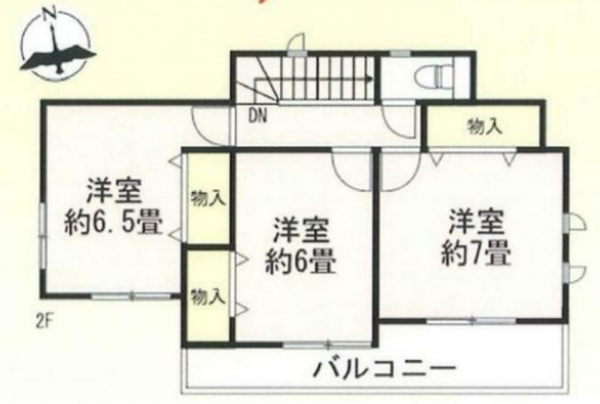 豊田市越戸町、新築一戸建ての間取り画像です