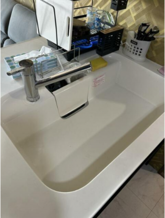 豊田市秋葉町、マンションのキッチン画像です