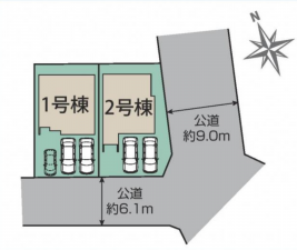豊田市水源町、新築一戸建ての画像です