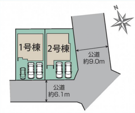 豊田市水源町、新築一戸建ての画像です